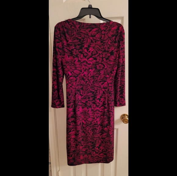 Lauren Ralph Lauren Ruched Sheath Dress - Picture 2 of 3